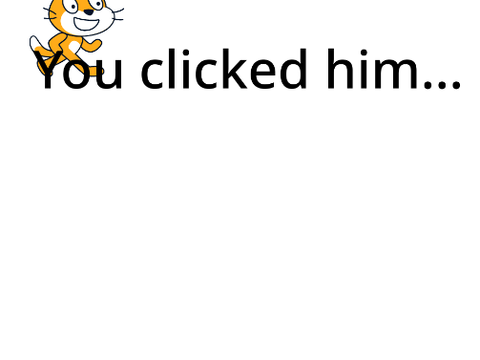 Try to click him