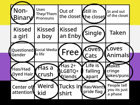 Non-Binary Bingo!  remix