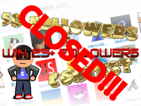 [CLOSED] 50+ FOLLOWERS CONTEST! 