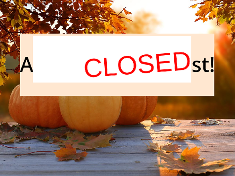 {CLOSED} Annual Fall Contest!