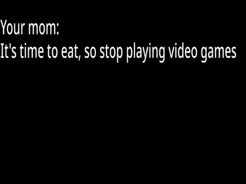 When its time to eat