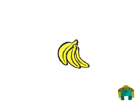 Banana that shoots lazers for no reason