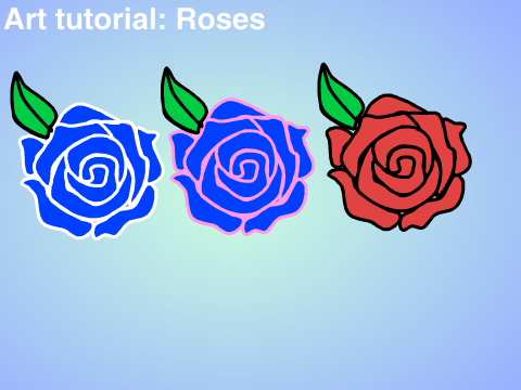 Art tutorial: Roses