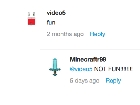 Scratch comments