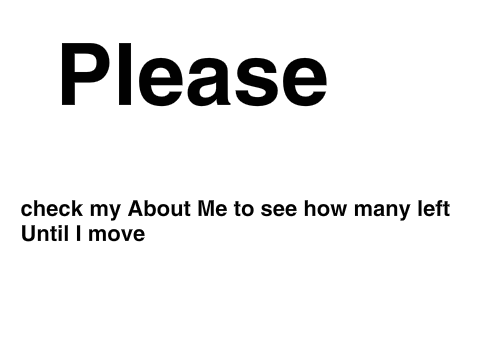 Want to know how many before I move?