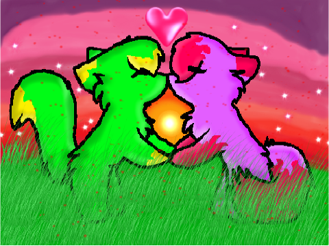 warrior cat couple template remix