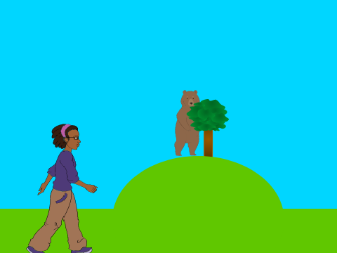 avery gets stalked by a bear