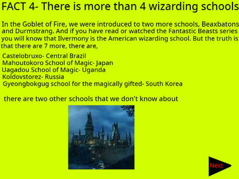 Harry Potter fun facts
