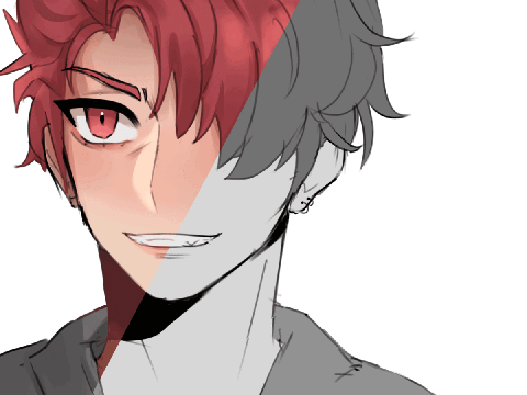 Battle Scars I art process