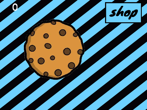 Cookie clicker (NO SHOP) yet