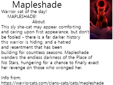 Warrior Cat Of The Day 4