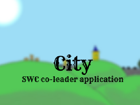 [accepted!] City ♜ SWC co-leader app