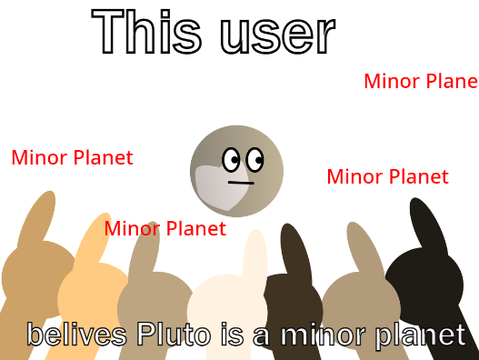This user belives Pluto is technically a planet