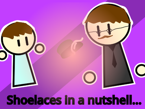 Shoelaces in a nutshell..... #Animations #Stories #Trending