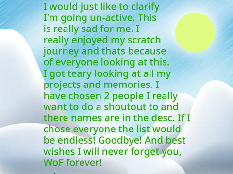 Goodbye Everyone and Thank You!
