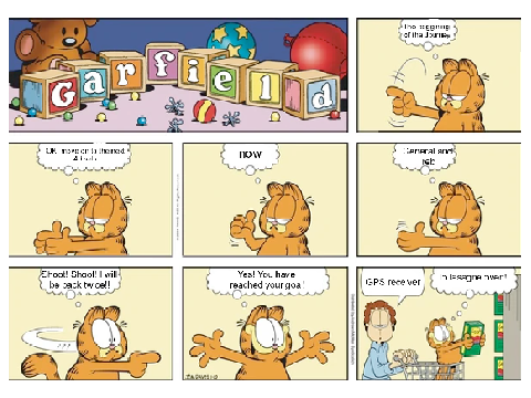 I google translated a garfield comic again!
