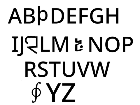 I fixed the alphabet