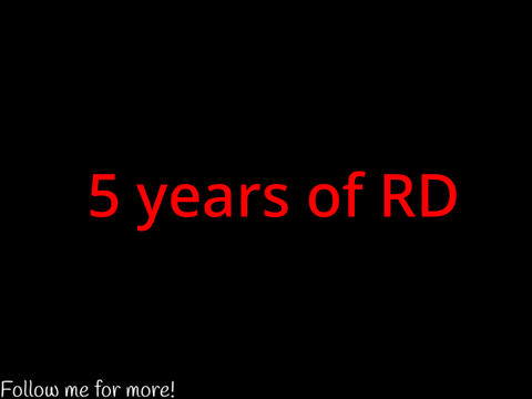 5 year RD memories 