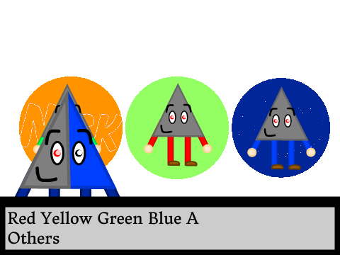 Red Yellow Green Blue A