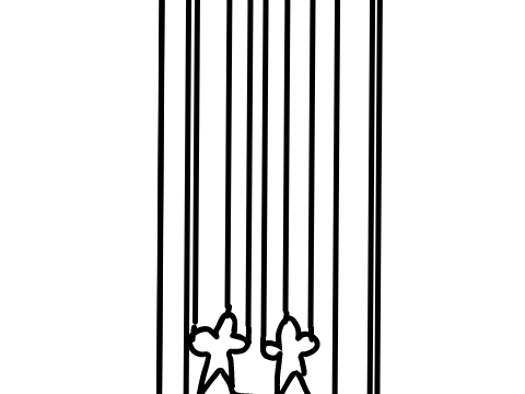 stupid little idiot cat ruins the curtains