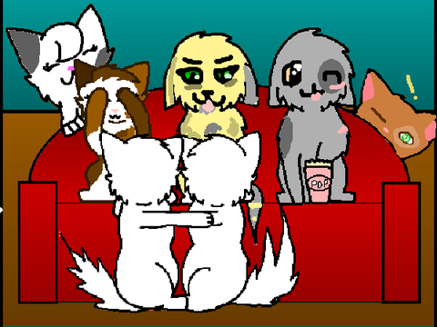 Add Your OC Watching A Scary Movie (Stormpaw edition) remix