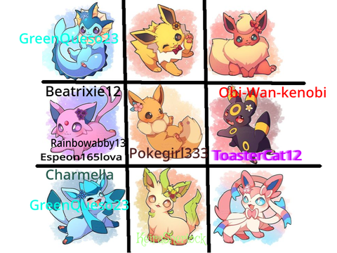Put your name on your favorite Eeveelution! remix remix remix remix remix remix