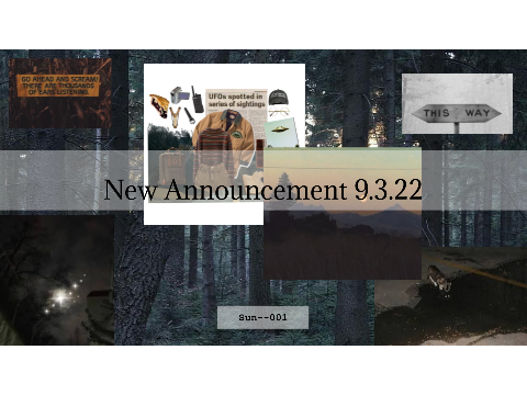 new announcement! 9.3.22 dont blame yourself!