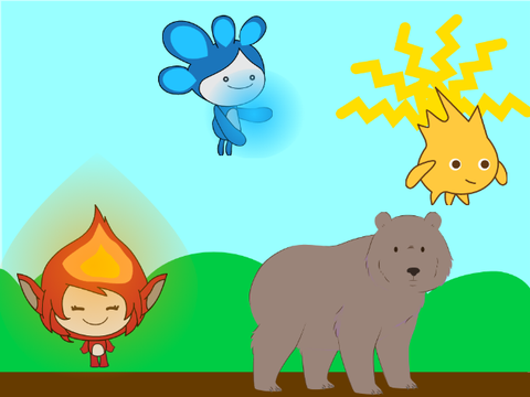 4 elemental scratch wizards!