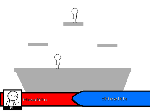 SSS melee with 2 players (not actual game)