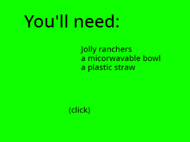 how to blow jolly rancher bubbles