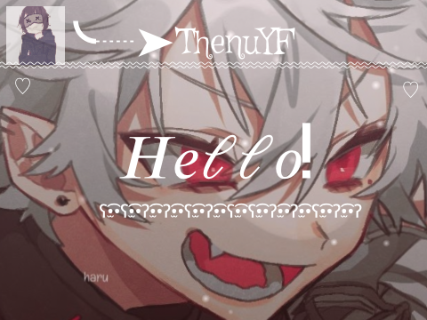 ᴡᴇʟᴄᴏᴍᴇ ᴛᴏ ᴍʏ ᴘʀᴏꜰɪʟᴇ! ＜❸
