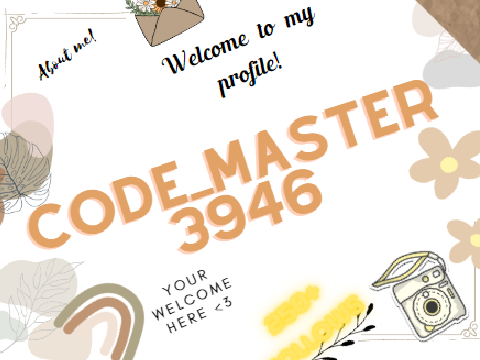 Welcome to my profile!