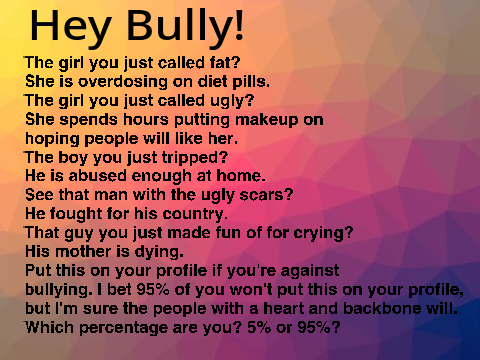Remix this if you are against bullying 