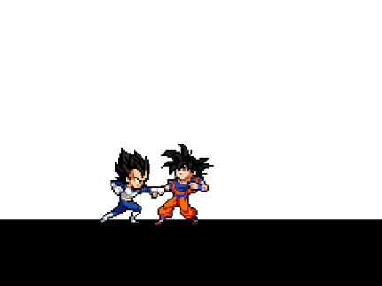 DBZ-test goku VS  vageta