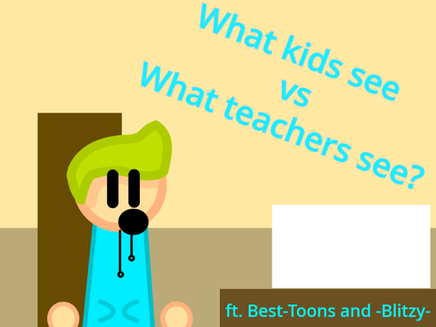 What kids see vs What teachers see || #Animations