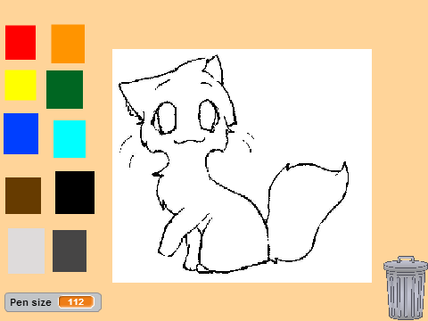 Coloring the Kitty !