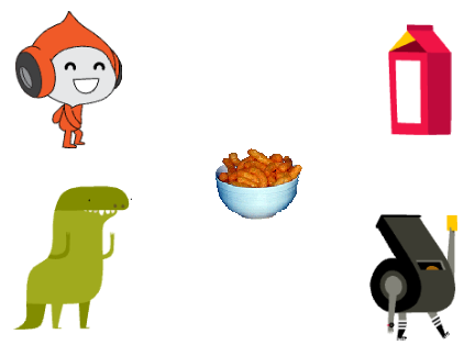 The 5 random sprites talk