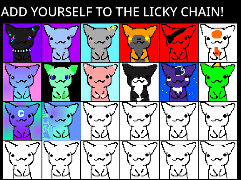 Add Yourself to the Licky Cat Chain!! (A remix of many) remix remix