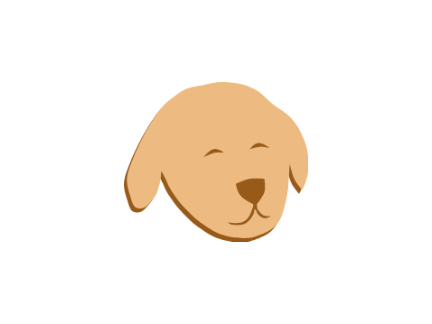 HaHa Nick - Puppy head (vector sprite)