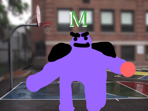M Dancing On Her Mascot