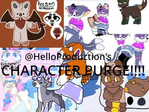 ~ HQ Character Purge ~ (9/16 remaining!)