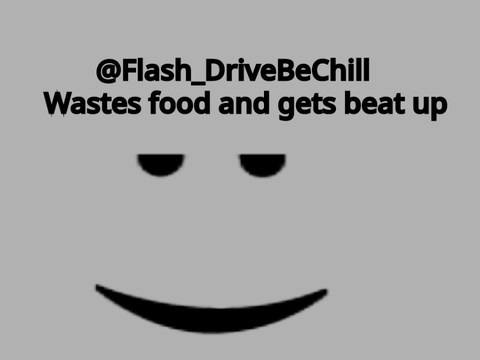 Flashdrive wastes food