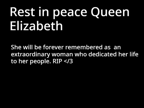 HM Queen Elizabeth II