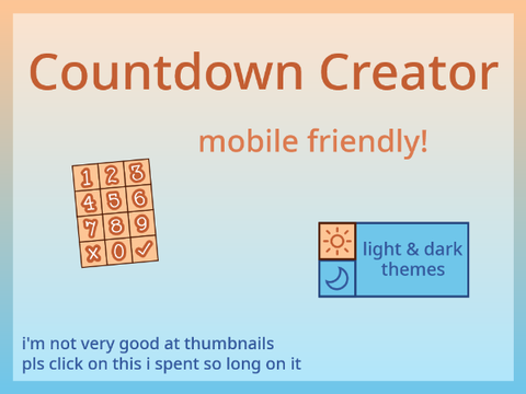 Create-a-Countdown [Version 3]