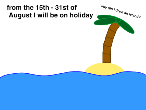 Going on holiday im not