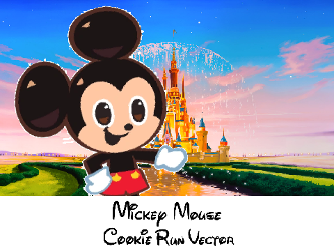Mickey Mouse Cookie Run Vector