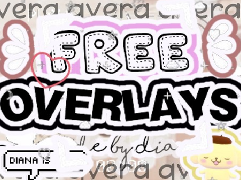꒦꒷ ꒰ free overlays ♡