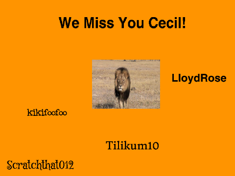 In Memory of Cecil the Lion remix remix remix remix