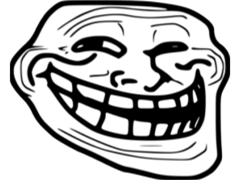 a bit of trolling