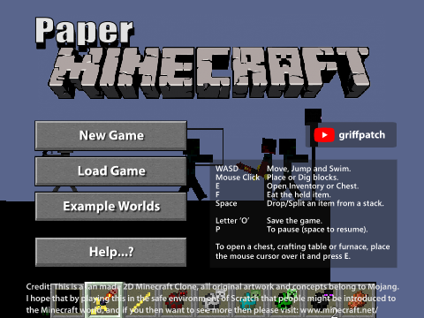 ペーパーマインクラフト世界一硬い石と最強の剣 Mod1 Paper Minecraft World's Hardest Stone and Strongest Sword Mod1